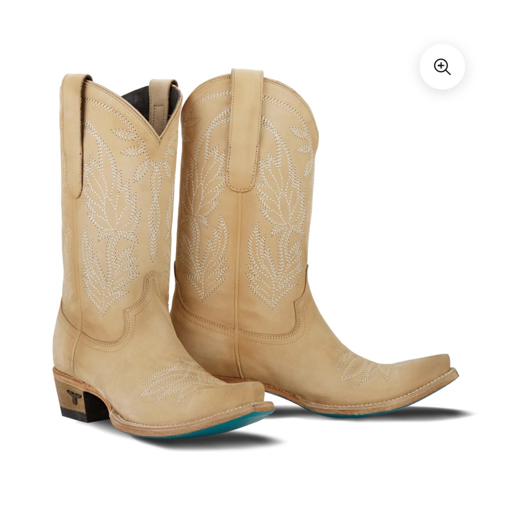 Lane Sandaga Midi-Bone Western Cowboy Boots